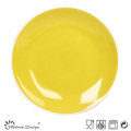 Shinning Yellow Glazing Dinner Plate